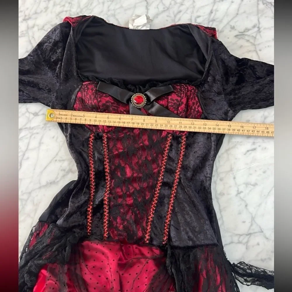 Vampire Vixen Adult Women's Costume Vampires Fancy Dress Sz Small - Picture 2 of 7